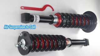2006-2013 レンジローバー スポーツ LR3 LR4 L320 エアからコイルスプリングサスペンション変換キット
