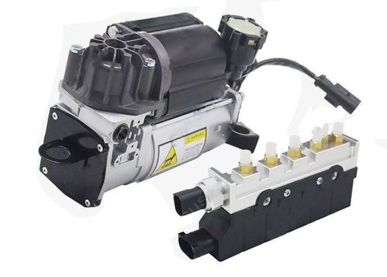 空気懸垂コンプレッサー パンプ+バルブブロック エアマティック メルセデス W220 A2203200104